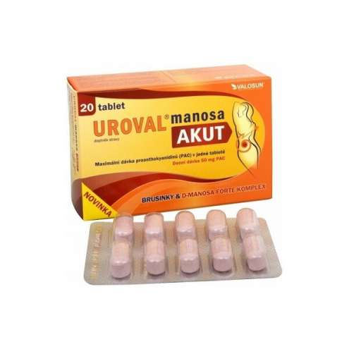 Walmark Uroval Manosa Akut 20 tablet